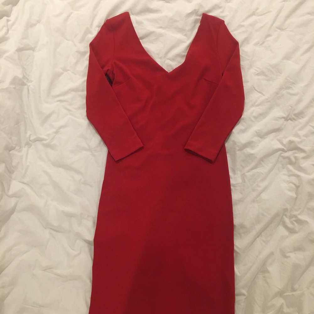 Red dress